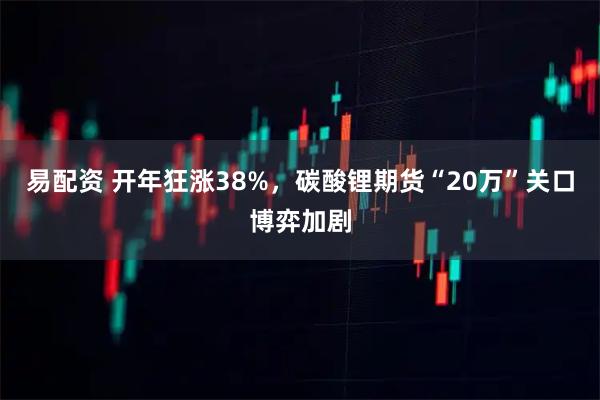 易配资 开年狂涨38%，碳酸锂期货“20万”关口博弈加剧